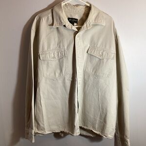 Eddie Bauer Light Tan Button-Up Shirt